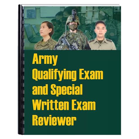 Army Qualifying Exam and Special Written Exam in PHILIPPINE .